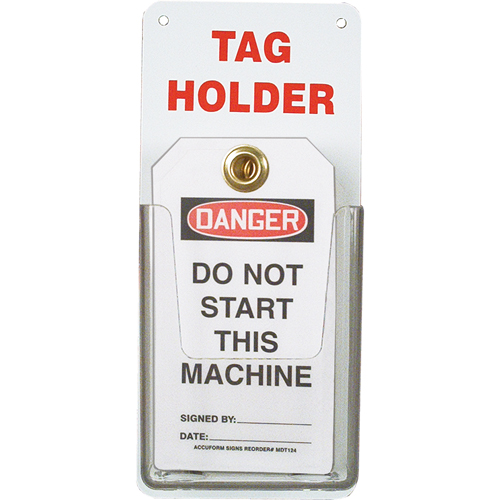 Tag Holder Ontario Safety Products