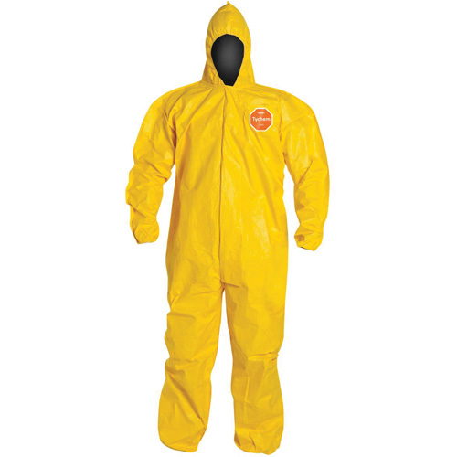 Hooded Coveralls, Tychem&reg; 2000, 3X-Large, Yellow Ontario Safety Products