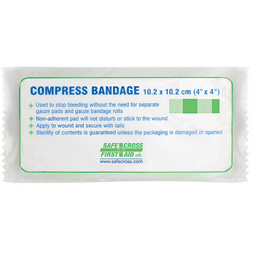 Bandages Compressifs - St&eacute;riles, 4-1/4" lo x 3-1/2" la Ontario Safety Products