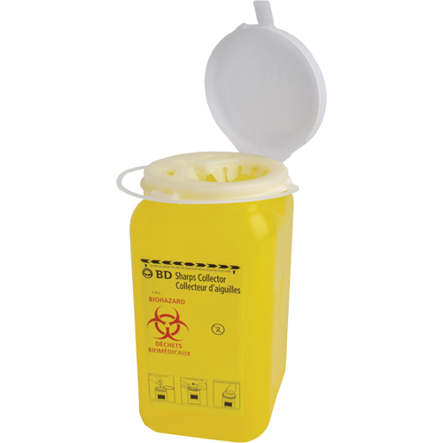 BD Sharps Collectors, 1.4 L  Capacity Ontario Safety Products