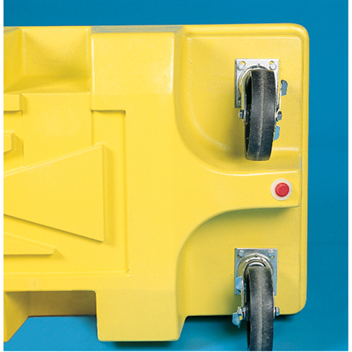 Poly-Spillcart Cart, 66.5" L x 29" W x 43.9" H, 57 US gal. Spill Cap. Ontario Safety Products