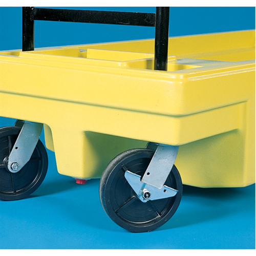 Poly-Spillcart Cart, 66.5" L x 29" W x 43.9" H, 57 US gal. Spill Cap. Ontario Safety Products