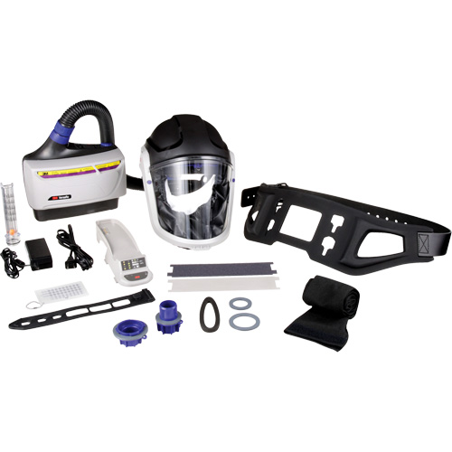 Versaflo Powered Air Purifying Respirator TR-600 Heavy Industrial Kit, Hard Hat & Faceshield, Lithium-Ion Battery Ontario Safety Products