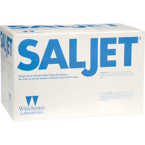 Saljet Single Dose Saline Solution, 1.01 oz. Ontario Safety Products