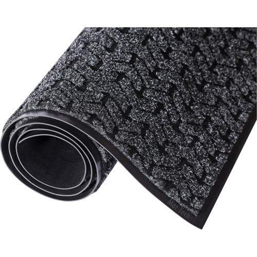 Tapis de couloir Tire-Track, Essuie-pieds/grattoir, 4' x 6' x 3/8", Charbon Ontario Safety Products