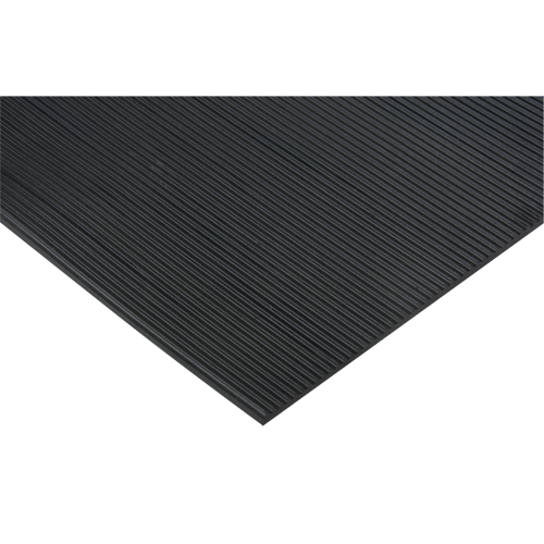 Tapis &agrave; canal &eacute;troit, Couloir, 3' x 12'6" x 1/8", Noir Ontario Safety Products