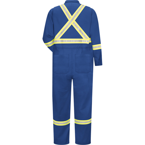 Flame-Resistant CoolTouch&reg;2 Premium Coveralls, Size 44, Royal Blue, 9 cal/cm² Ontario Safety Products