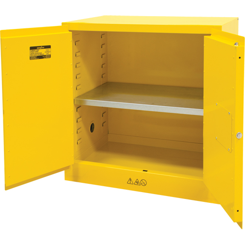 Armoire pour produits inflammables, 22 gal., 2 Porte(s), 35" La x 35" h x 22" p Ontario Safety Products