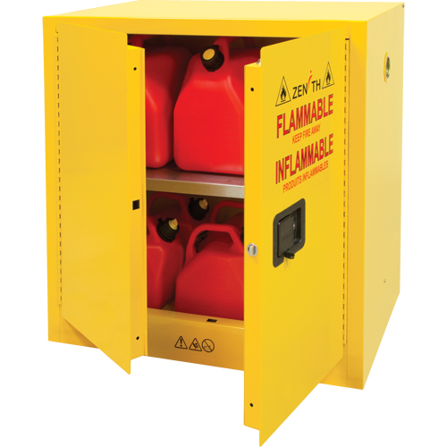Armoire pour produits inflammables, 22 gal., 2 Porte(s), 35" La x 35" h x 22" p Ontario Safety Products