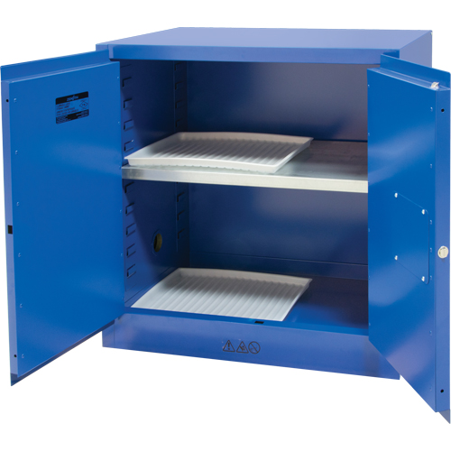 Corrosive Liquids Cabinet, 22 gal., 35" x 35" x 22" Ontario Safety Products