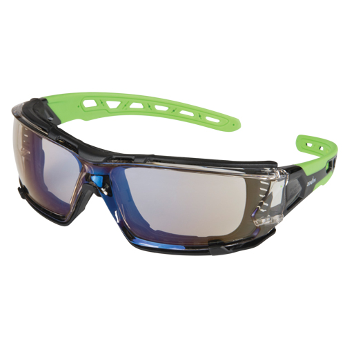 Z2500 Series Safety Glasses with Foam Gasket, Indoor/Outdoor Mirror Lens, Anti-Scratch, ANSI Z87+/Meets/Exceeds CSA Z94.3 Ontario Safety Products