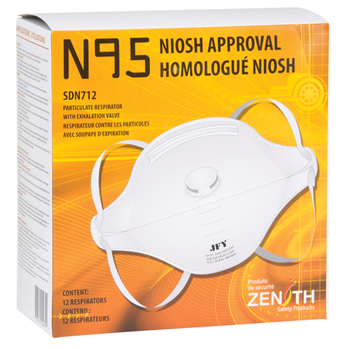 Respirateur contre les particules, N95, Certifi&eacute; NIOSH, Moyen/grand Ontario Safety Products