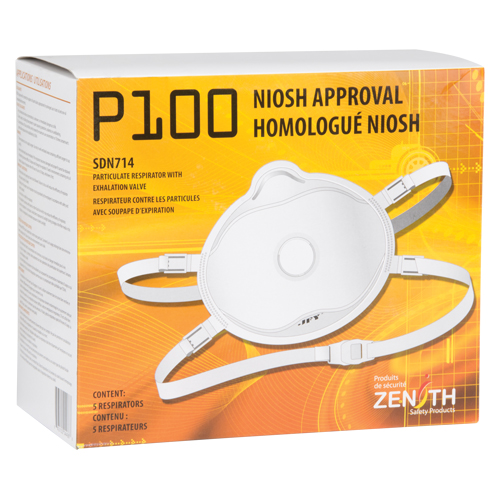 Particulate Respirator, P100, NIOSH Certified, Medium/Large Ontario Safety Products