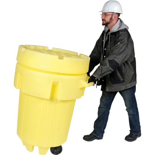 Ultra-Overpacks&reg; Wheeled Drum, 95 gal., Mobile Ontario Safety Products