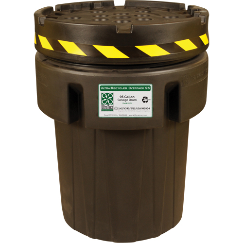 Baril de r&eacute;cup&eacute;ration Ultra-Recycled Overpack, 95 gal., Stationnaire Ontario Safety Products