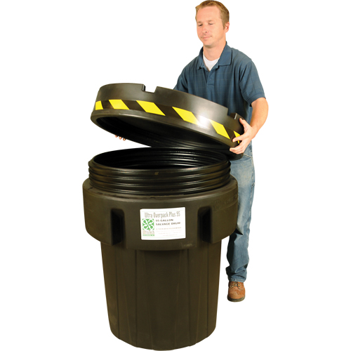 Baril de r&eacute;cup&eacute;ration Ultra-Recycled Overpack, 95 gal., Stationnaire Ontario Safety Products
