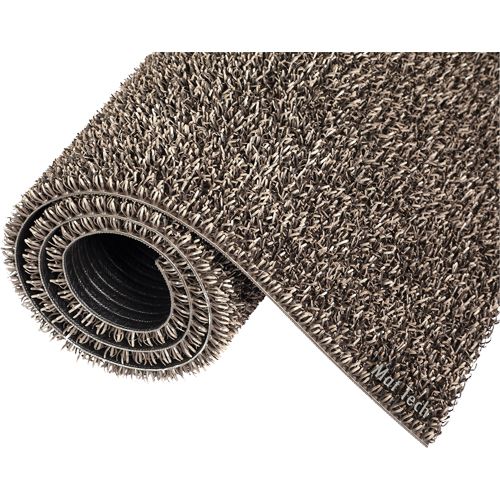 Tapis Astro-Plus, Poly&eacute;thyl&egrave;ne, Grattoir Type, Motif Textur&eacute;, 3-3/10' x 4', Brun Ontario Safety Products
