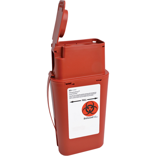 Contenant de transport pour articles pointus/tranchants Ontario Safety Products