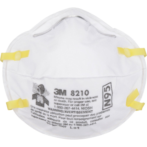 Respirateurs contre les particules 8210, N95, Certifi&eacute; NIOSH Ontario Safety Products