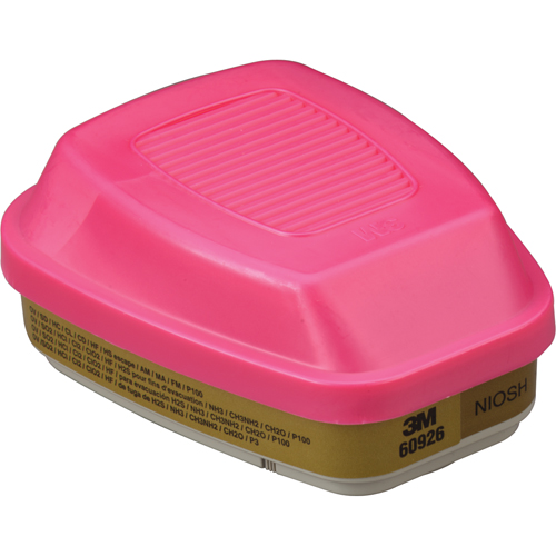 Cartouches pour respirateur s&eacute;rie 6000, Cartouche gaz/vapeur, Gaz multiples/Vapeurs/P100 Ontario Safety Products