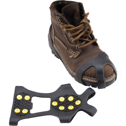 Anti-Slip Ice Cleats, Steel, Stud Traction, Large Ontario Safety Products
