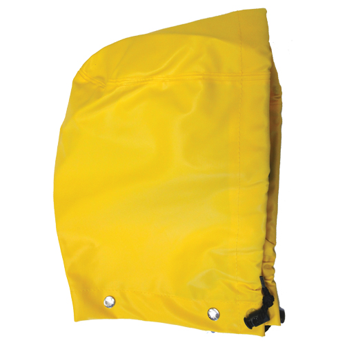 Journeyman&reg; Hood, One Size, Yellow, Polyester/PVC Ontario Safety Products