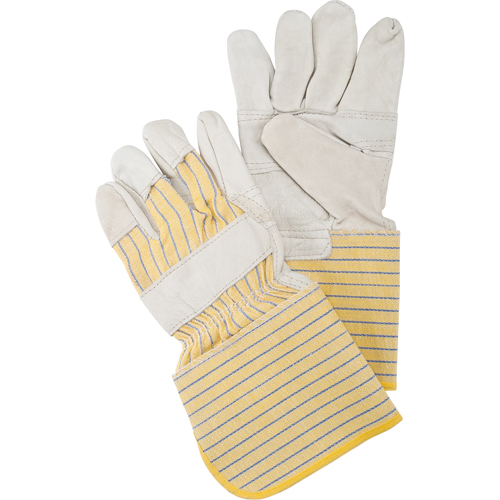 Gants d'ajusteur &agrave; paume renforc&eacute;e, Grand, Paume en Cuir fleur de vache, Doublure en Coton Ontario Safety Products