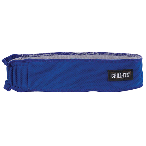 Chill-Its&reg; 6605 Cooling Headbands, Blue Ontario Safety Products