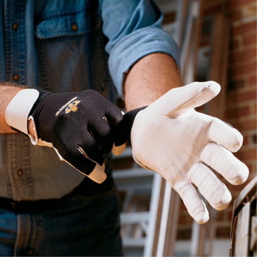 Gants antivibrations Air Glove, Taille Moyen, Paume Cuir perl&eacute; Ontario Safety Products