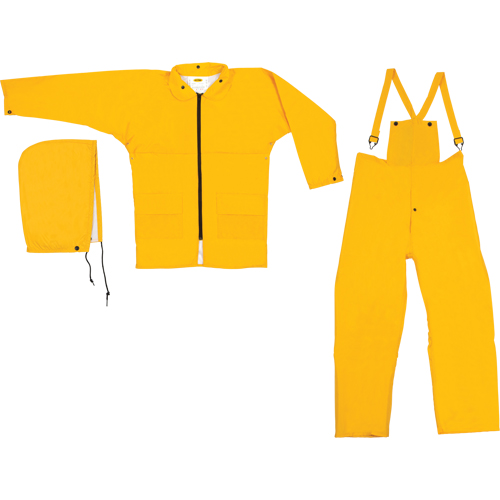 Natpac Rain Suit, Nylon, Small, Yellow Ontario Safety Products
