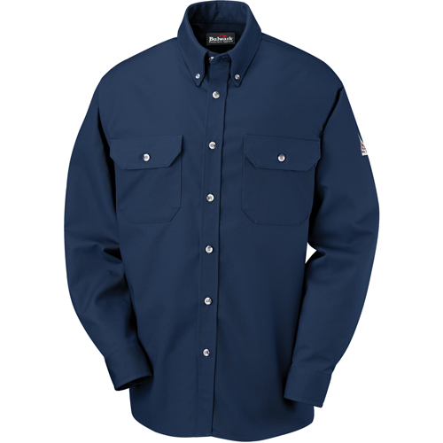 Chemises de tenue de ville r&eacute;sistantes aux flammes, Petit, Bleu marin Ontario Safety Products