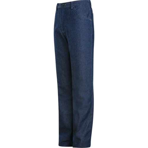 Flame-Resistant Relaxed Fit Denim Jeans, 32, x 37, Blue, 18 cal/cm² Ontario Safety Products