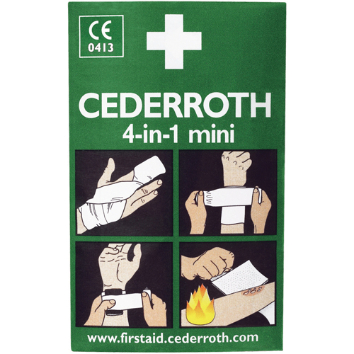 Coagulant 4-dans-1 Cederroth, 5" lo x 3" la Ontario Safety Products