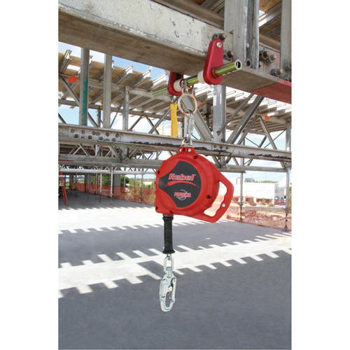 Rebel Self Retracting Lifeline, 33', Galvanized Steel, Swivel Ontario Safety Products