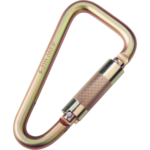 Mousquetons Saf-Lok, Acier, Capacit&eacute; 3600 lb Ontario Safety Products