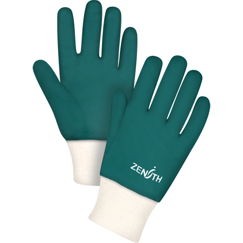 Gants verts &agrave; double enduit, 10" lo, PVC, Doublure en Jersey de coton, 70 mils Ontario Safety Products