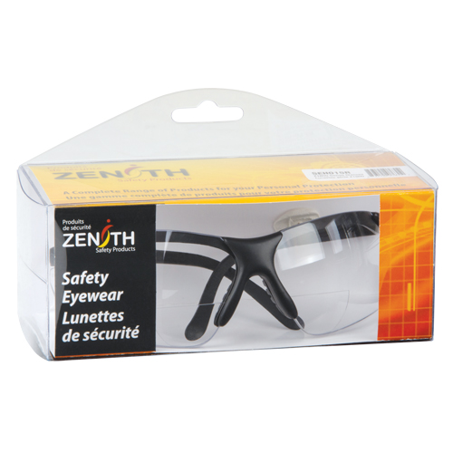 Z1800 Series Reader Safety Glasses, Anti-Scratch, Clear, 2.0 Diopter Ontario Safety Products