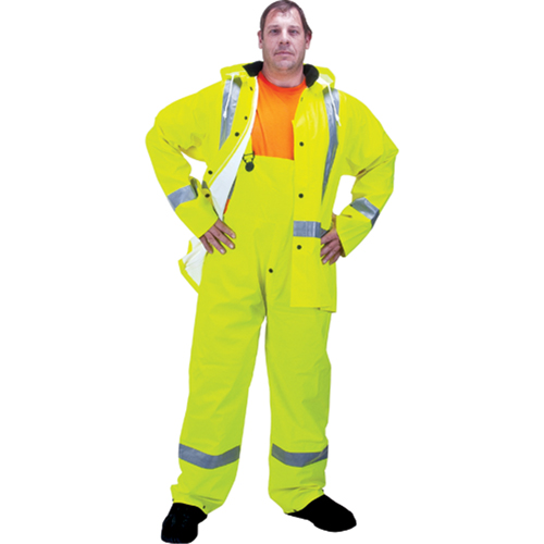 Imperm&eacute;able pour la circulation de premi&egrave;re qualit&eacute; RZ900, Polyester, Petit, Jaune lime haute visibilit&eacute; Ontario Safety Products