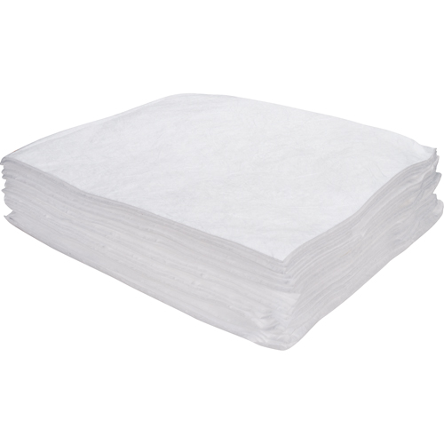 Premium Meltblown Sorbent Pads, Oil Only, 15" x 17", 8 gal. Absorbancy Ontario Safety Products