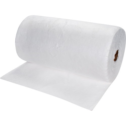 Premium Meltblown Sorbent Rolls, Heavyweight, 150' L x 30" W, 50 gal. Absorbancy Ontario Safety Products