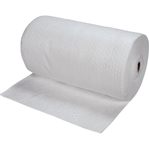 Premium Bonded Sorbent Rolls, Heavyweight, 150' L x 30" W, 50 gal. Absorbancy Ontario Safety Products