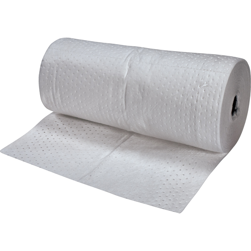 Feuilles absorbantes en fibres fines de premi&egrave;re qualit&eacute;, Poids moyen, 150' lo x 30" la, Absorption 40 gal. Ontario Safety Products