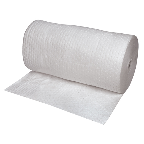 Premium Laminated (SMS) Sorbent Rolls, Heavyweight, 150' L x 30" W, 50 gal. Absorbancy Ontario Safety Products