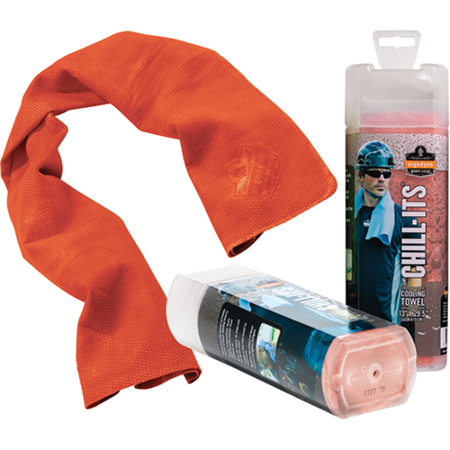 Chill-Its&reg; 6602 Cooling Towels, Hi-Vis Orange Ontario Safety Products