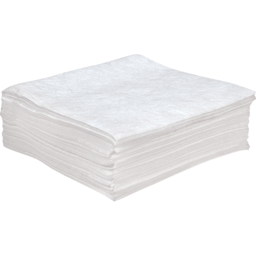 Premium Anti Static Sorbent Pads, Oil Only, 30" x 30", 55 Gal. Absorbancy Ontario Safety Products