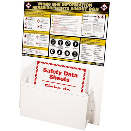 GHS Information Stations, English & French, Binders Included Ontario Safety Products