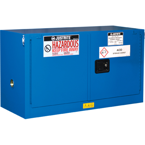 Armoires empil&eacute;es doubl&eacute;es pour rangement de mati&egrave;res dangereuses Chem-Cor, 17 gal., 43" x 24" x 18" Ontario Safety Products