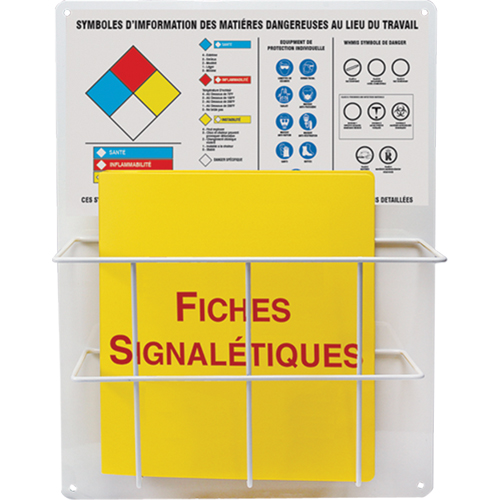 Haz-Mat Basket Style Centre Boards, French, Binders Included Ontario Safety Products