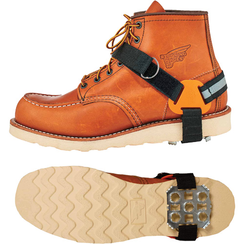 Crampons &agrave; glace de talon TREX 6315, Acier, Traction Plaque, Grand/Moyen Ontario Safety Products