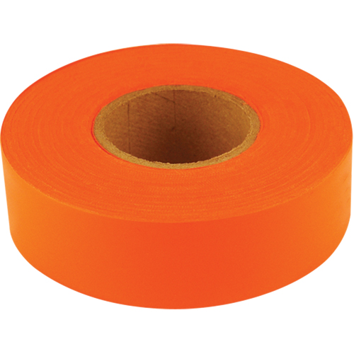 Ruban de signalisation Sub-Zero, 1,2" la x 150' lo, Orange fluorescent Ontario Safety Products